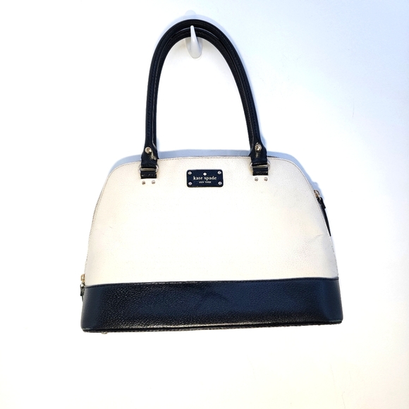 kate spade Handbags - Kate Spade Black and White Satchel with Classic Design